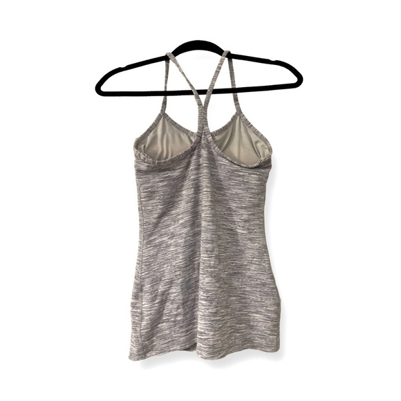 Lululemon Grey/gray Tank Top With Attached Bra - Picture 2 of 15